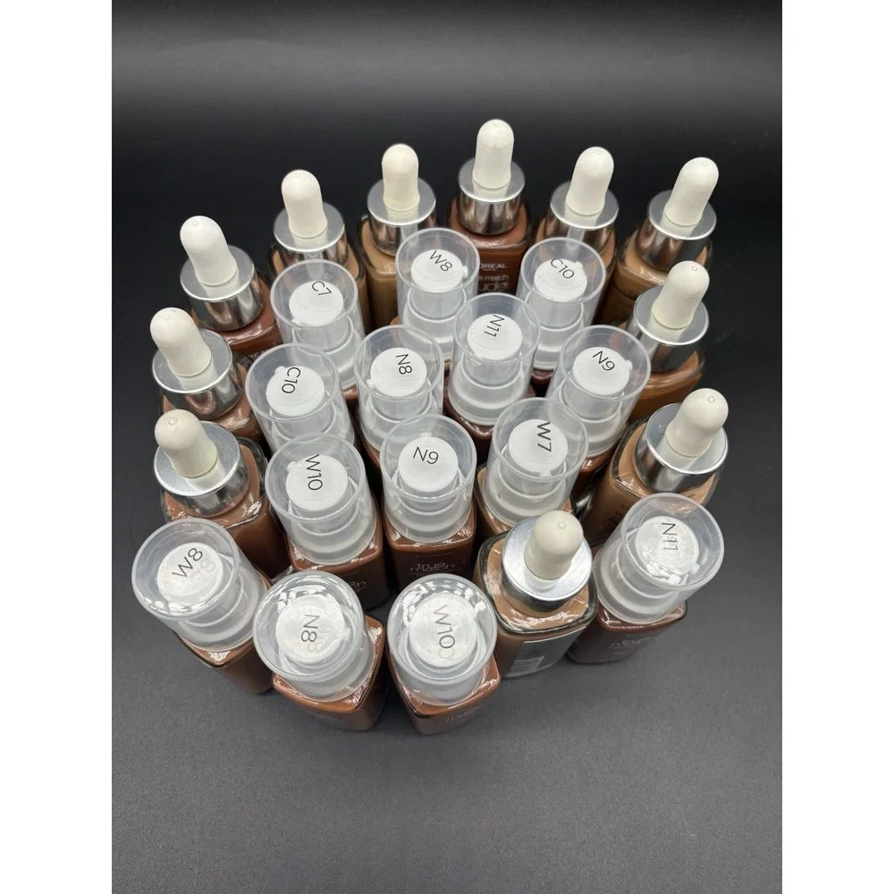 L'Oreal True Match Nude Serum Lot 25+ Super Blendable Foundation Mixed‎ Shades